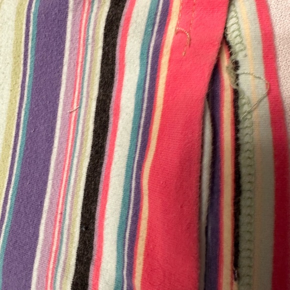 GAP. Multicolored striped, crew neck, long sleeve tee. - Picture 4 of 4